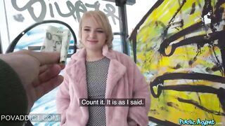 PublicAgent – Vaness Queen (Blonde Student Fucked in Basement)